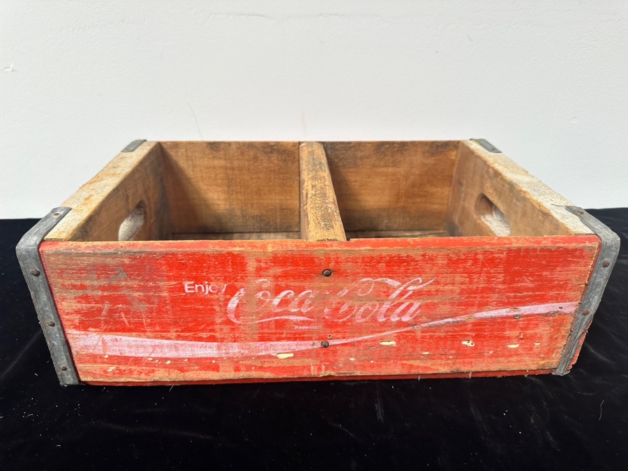 Vintage Wooden Enjoy Coca-Cola Advertising Crate 18 X 11.5 X 6 [Photo 2]
