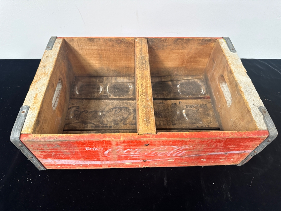 Vintage Wooden Enjoy Coca-Cola Advertising Crate 18 X 11.5 X 6 [Photo 4]