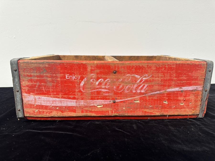Vintage Wooden Enjoy Coca-Cola Advertising Crate 18 X 11.5 X 6 [Photo 3]