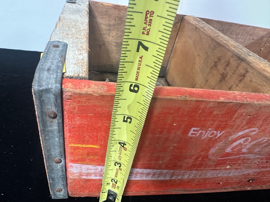 Vintage Wooden Enjoy Coca-Cola Advertising Crate 18 X 11.5 X 6 [Photo 9]