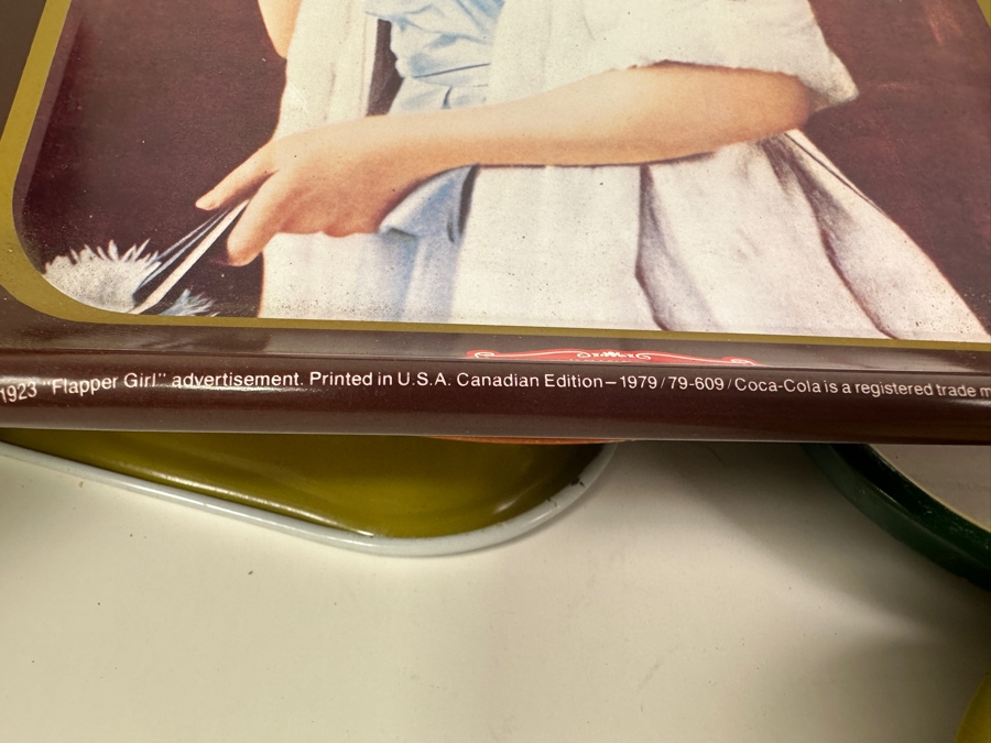 (5) Coca-Cola Coke Tins Trays [Photo 8]