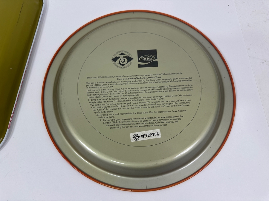 (5) Coca-Cola Coke Tins Trays [Photo 9]