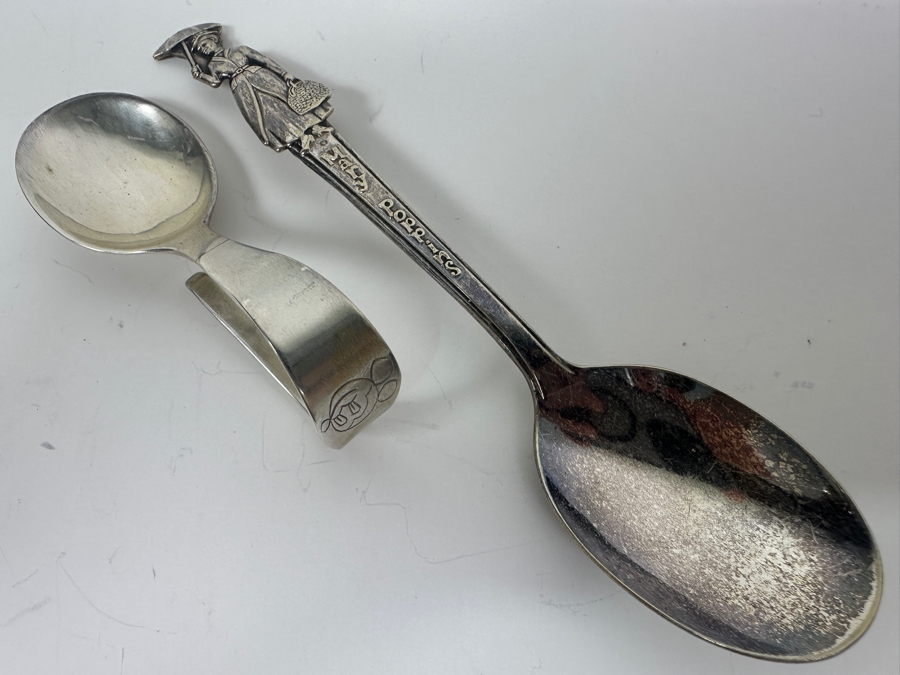 Vintage 1964 Walt Disney Mary Poppins Spoon & Mickey Mouse Spoon [Photo 2]