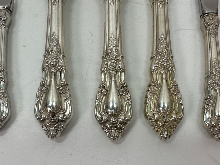 Lunt Sterling Silver Handled Flatware Serving Pieces Eloquence Pattern Weighs 561g [Photo 4]