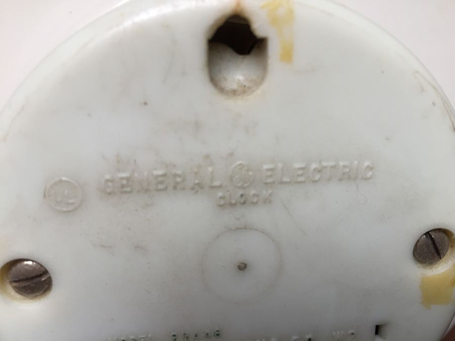 Russel Wright Wall Clock - 1953 General Electric Ceramic Clock - Needs to be Rewired [Photo 7]