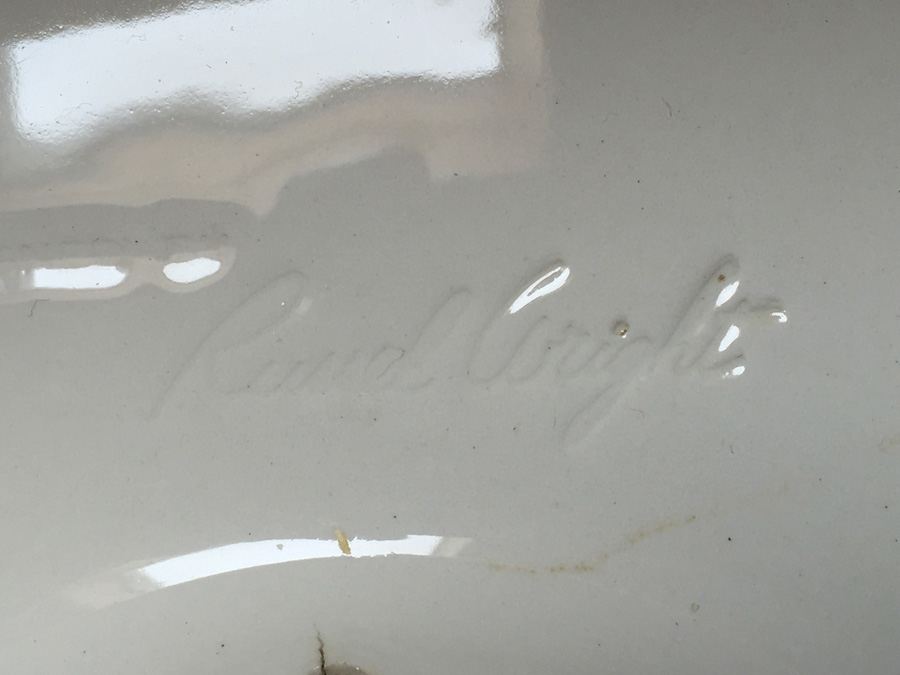 Russel Wright Wall Clock - 1953 General Electric Ceramic Clock - Needs to be Rewired [Photo 9]