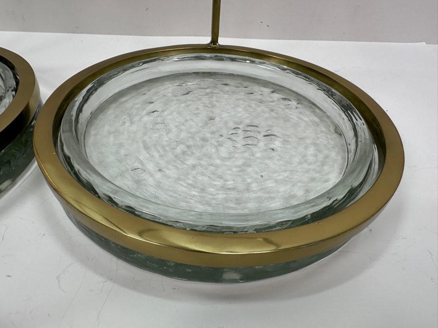 New Pair Of Ballard Designs Rosaleen Stem Holders 8W X 10H [Photo 5]