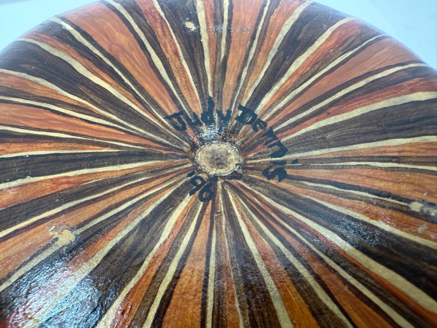 Pair Of Hand Painted Gourds 7H [Photo 9]