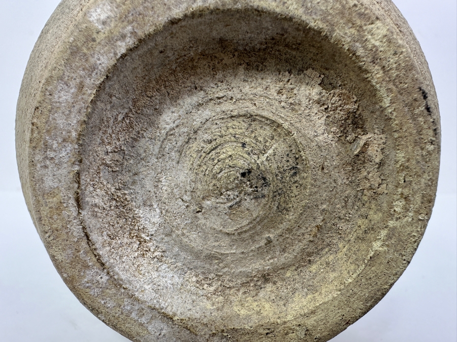 Antique Islamic Nisha Pot With Green / Blue Glaze Circa 1000-1300AD 5.5'H [Photo 9]