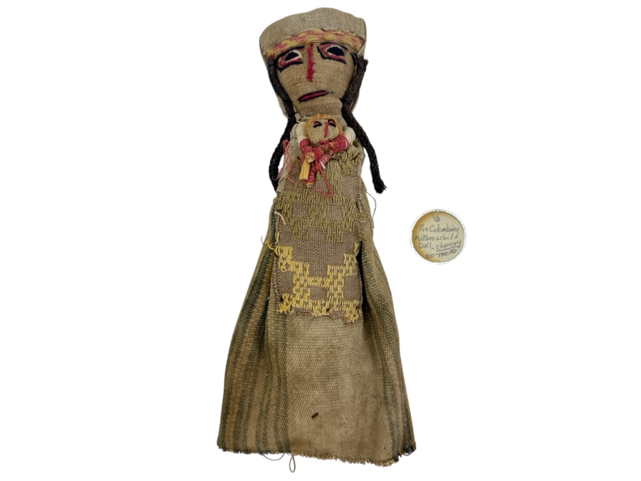 Pre-Columbian Peruvian Chancay Burial Doll 12L [Photo 1]