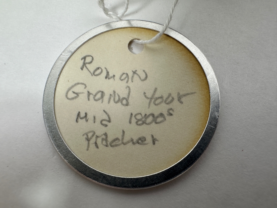 Antique 19th Century Bronze Grand Tour Askos Pouring Vessel Made In The Roman Style 4W X 4H [Photo 12]