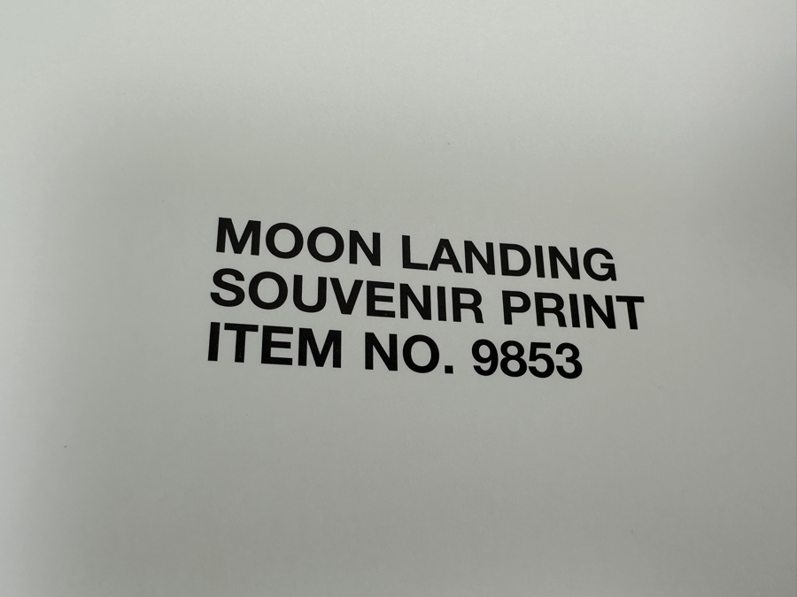 Vintage USPS Moon Landing Souvenir Print First Day Of Issue Stamps July 20, 1994 12 X 16 [Photo 8]