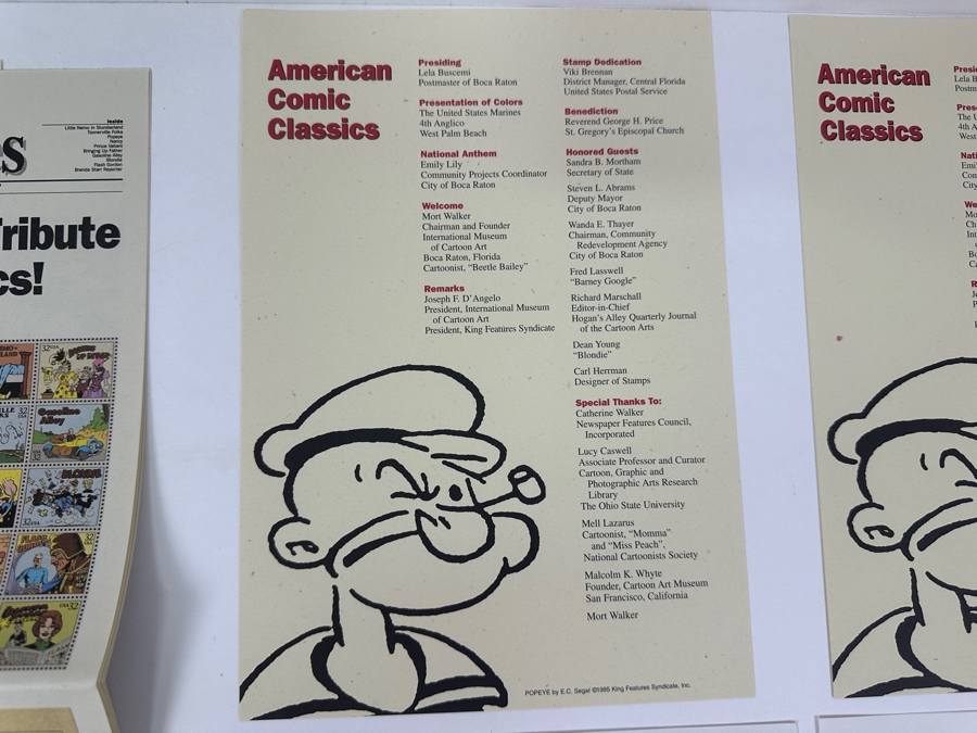 (2) USPS First Day Of Issue First Day Cover Stamps Comics Classic Collection October 1, 1995 [Photo 7]