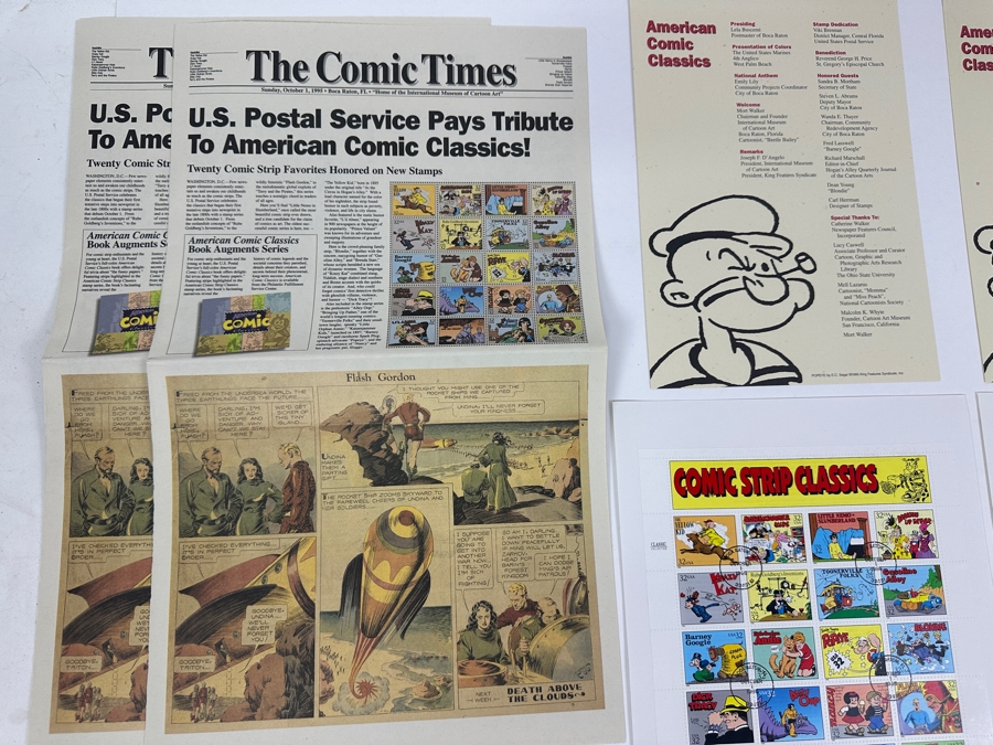 (2) USPS First Day Of Issue First Day Cover Stamps Comics Classic Collection October 1, 1995 [Photo 6]