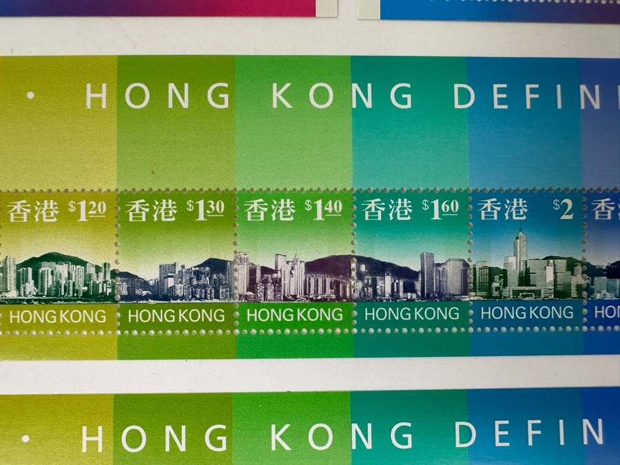 Vintage Hong Kong Definitive Mint Stamps Designed By Kan Ta-Keung Stamp Value $408HK - $52USD [Photo 4]