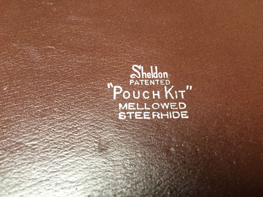 Sheldon Leather Toiletry Bag Pouch [Photo 3]