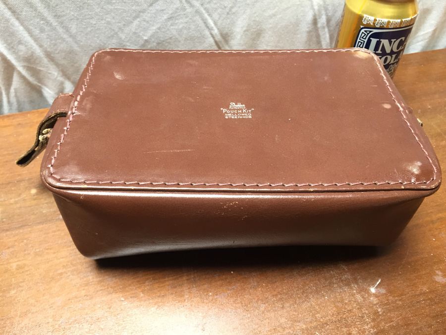 Sheldon Leather Toiletry Bag Pouch [Photo 5]
