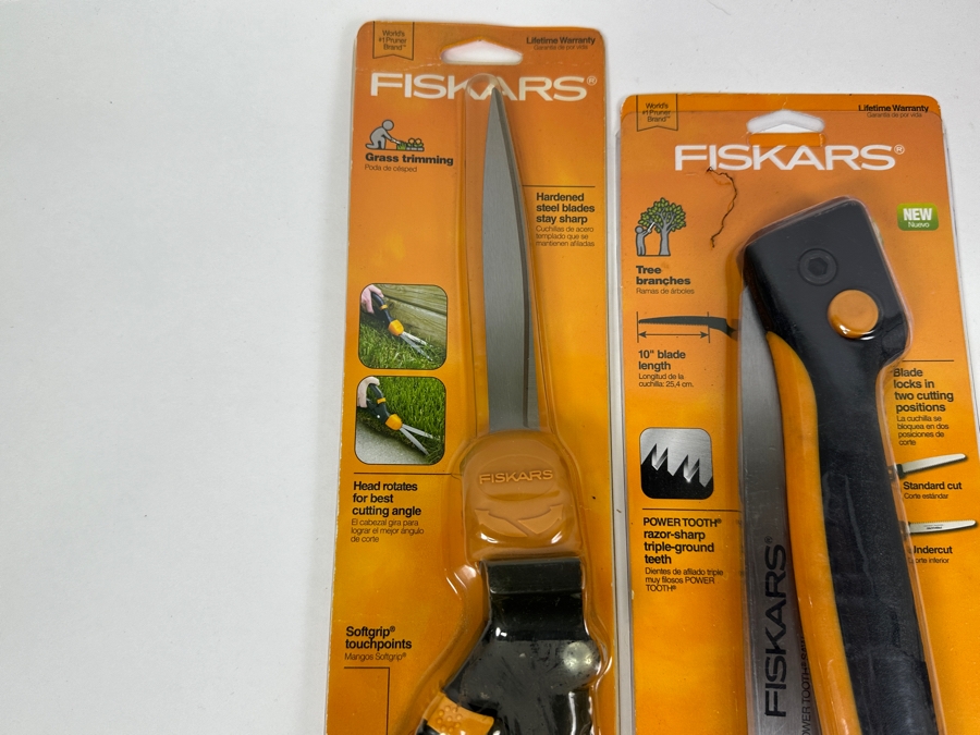 FISKARS Trimmer, Power Tooth Folding Saw, Pruning Shears & Knife Sharpener [Photo 3]