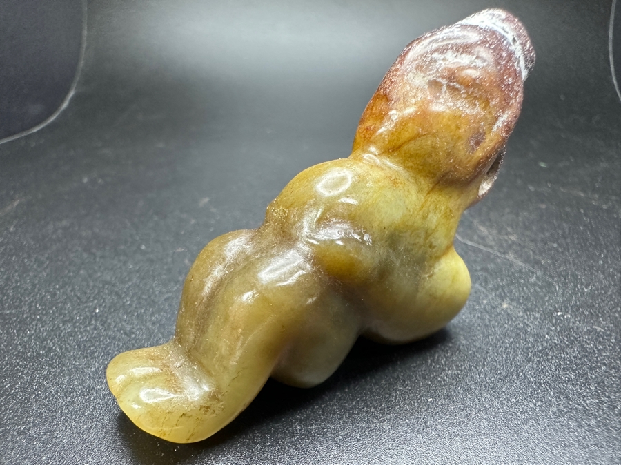 Chinese Carved Jade Figure Pendant 53.1g 2.5'L [Photo 7]