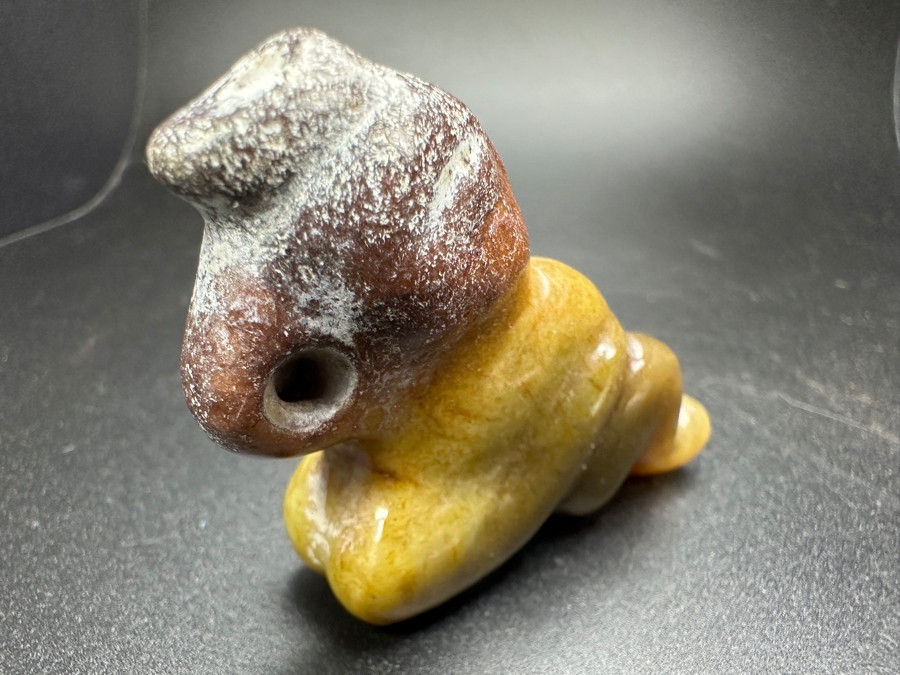 Chinese Carved Jade Figure Pendant 53.1g 2.5'L [Photo 10]