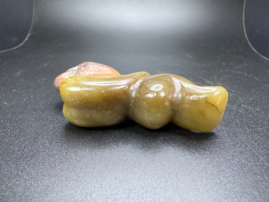 Chinese Carved Jade Figure Pendant 53.1g 2.5'L [Photo 11]