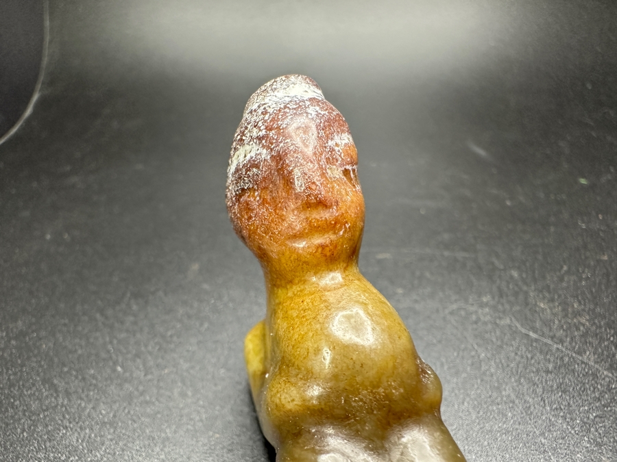 Chinese Carved Jade Figure Pendant 53.1g 2.5'L [Photo 8]