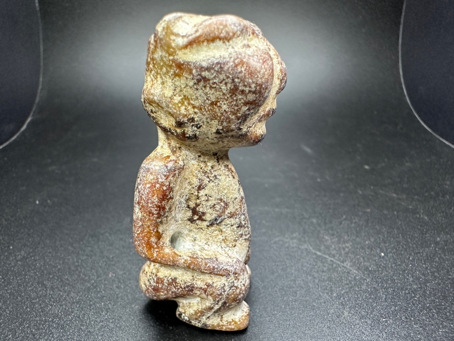 Chinese Carved Jade Figure Pendant 67.5g 2.5'H [Photo 6]