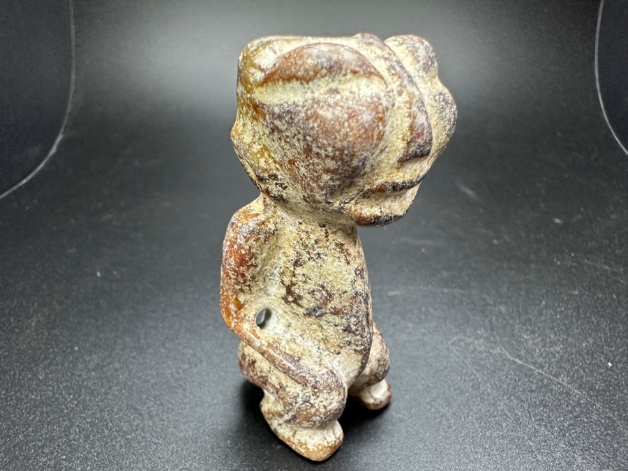 Chinese Carved Jade Figure Pendant 67.5g 2.5'H [Photo 5]