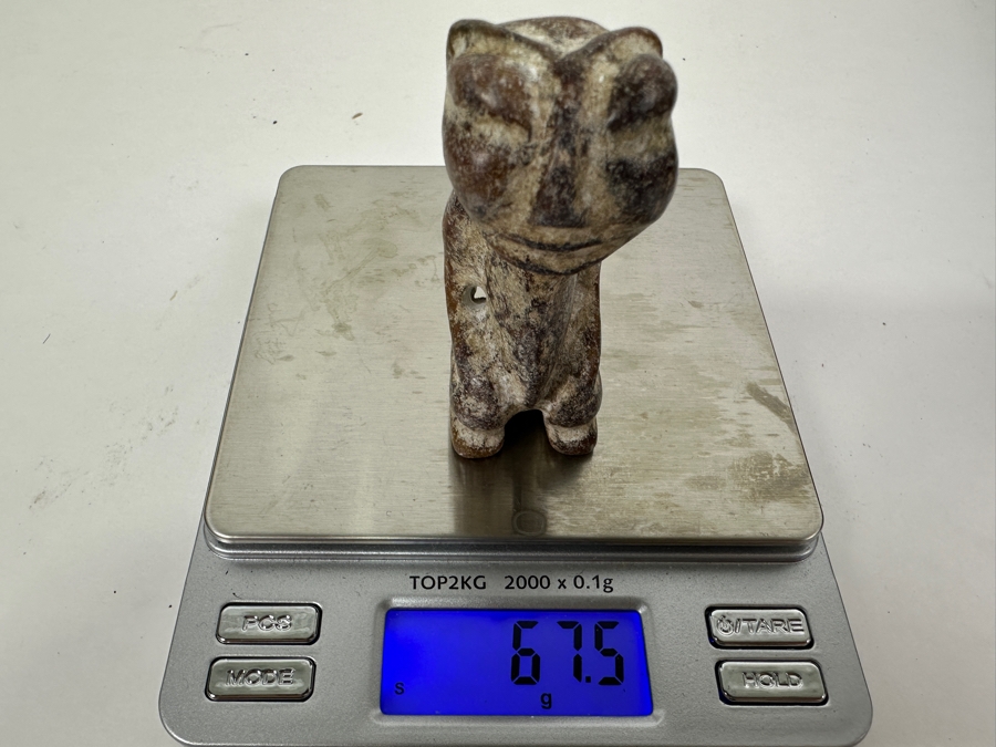Chinese Carved Jade Figure Pendant 67.5g 2.5'H [Photo 3]