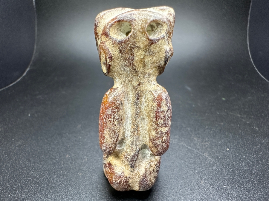 Chinese Carved Jade Figure Pendant 67.5g 2.5'H [Photo 8]