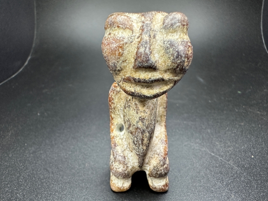 Chinese Carved Jade Figure Pendant 67.5g 2.5'H [Photo 4]