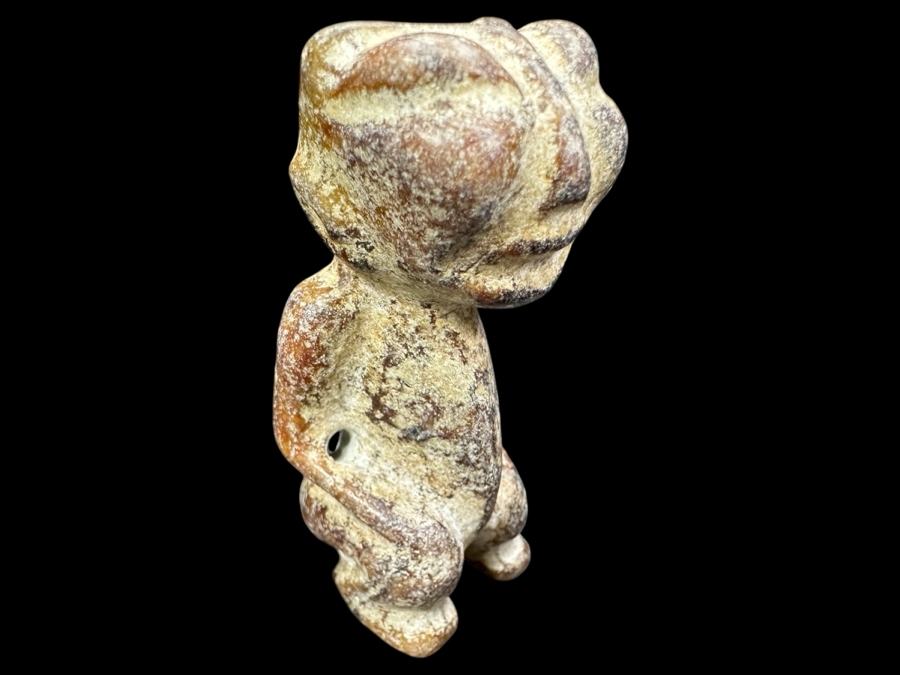 Chinese Carved Jade Figure Pendant 67.5g 2.5'H