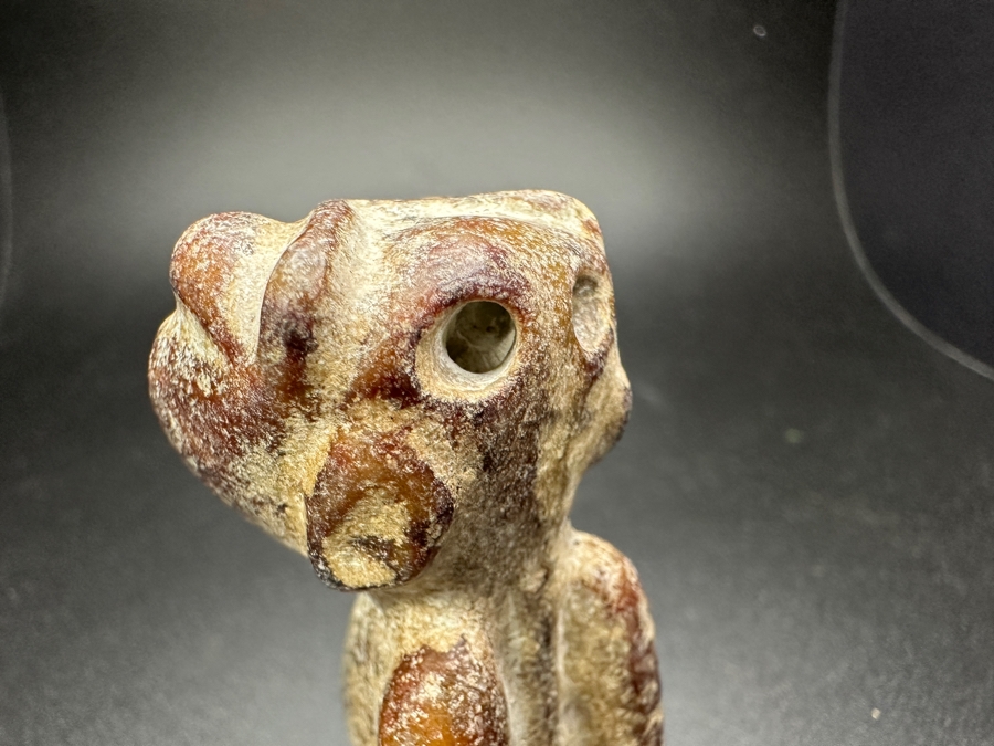 Chinese Carved Jade Figure Pendant 67.5g 2.5'H [Photo 9]