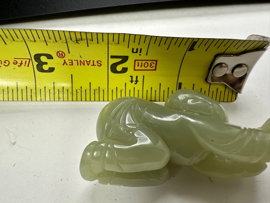Chinese Carved Jade Boy Figure 42.4g 2.5'W [Photo 15]