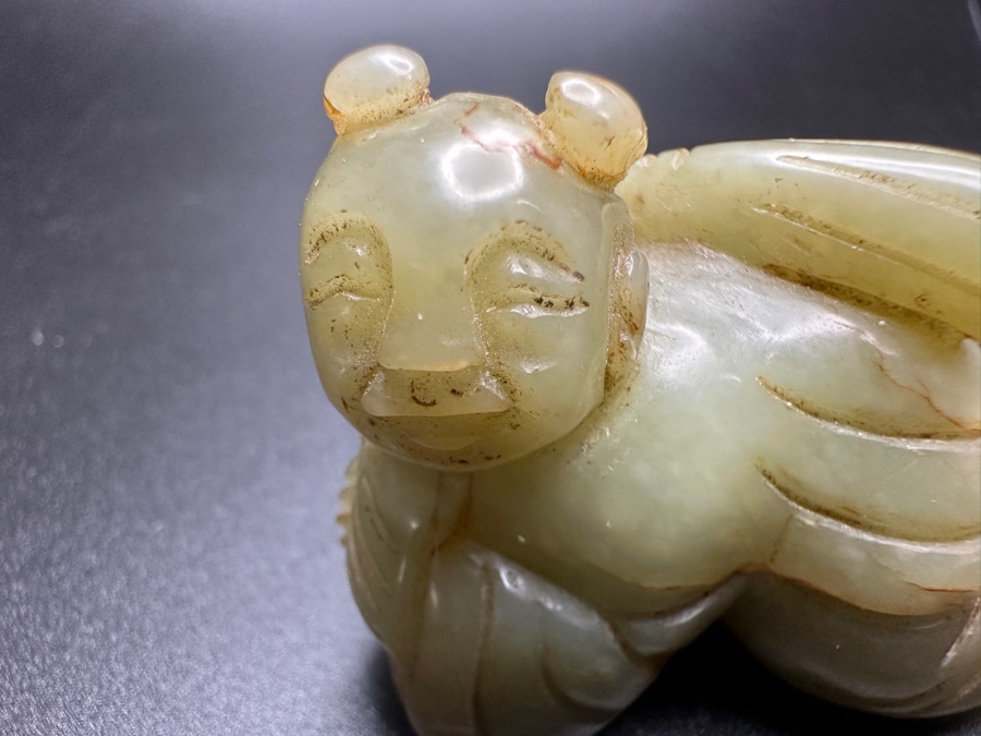 Chinese Carved Jade Boy Figure 60.6g 2.1'W [Photo 12]