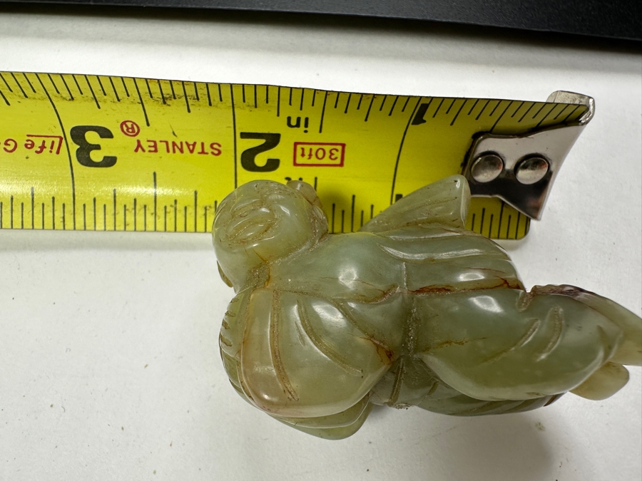 Chinese Carved Jade Boy Figure 60.6g 2.1'W [Photo 13]