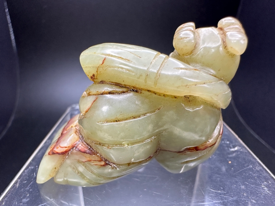 Chinese Carved Jade Boy Figure 60.6g 2.1'W [Photo 7]