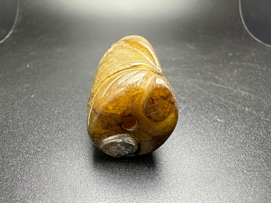 Chinese Carved Jade Boy Bead Pendant 59.7g 2.5'H [Photo 9]