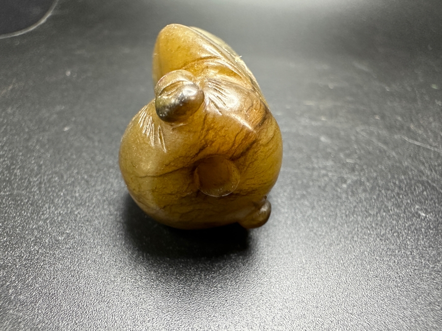 Chinese Carved Jade Boy Bead Pendant 59.7g 2.5'H [Photo 10]