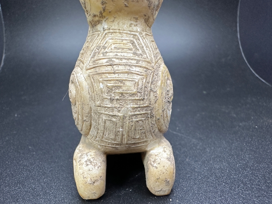 Chinese Carved Jade Bird Figure Statue 180.9g 3.25'H [Photo 6]