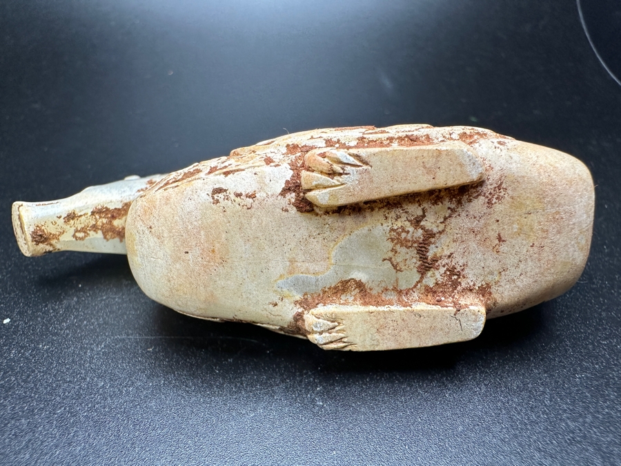 Pair Of Chinese Carved Jade Bird Figures 241g 3.75'W [Photo 10]