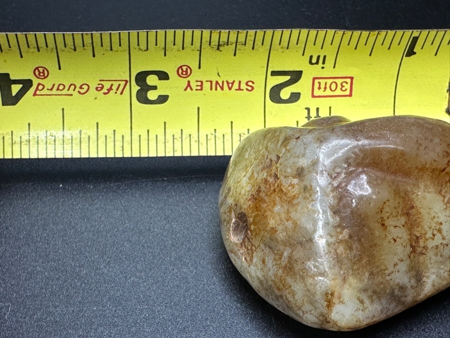 Chinese Carved Jade Face Pendant 77.7g 2.25'L [Photo 10]