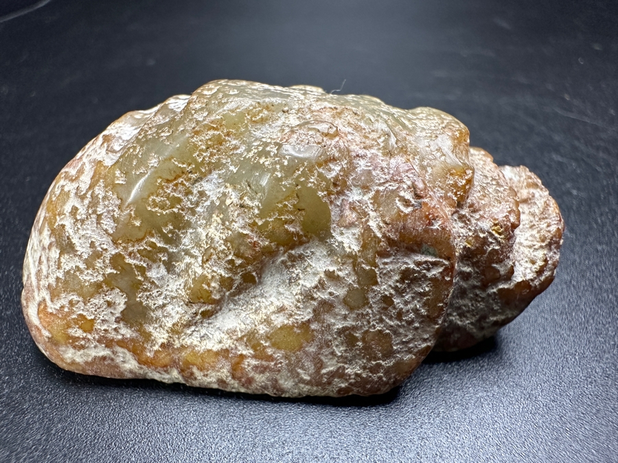 Chinese Carved Jade Face Pendant 55.2g 2'L [Photo 10]