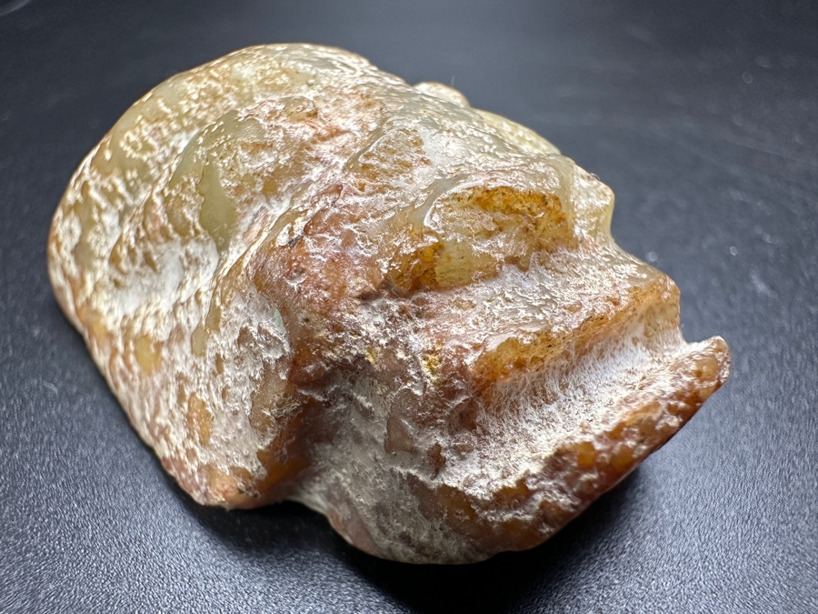 Chinese Carved Jade Face Pendant 55.2g 2'L [Photo 12]