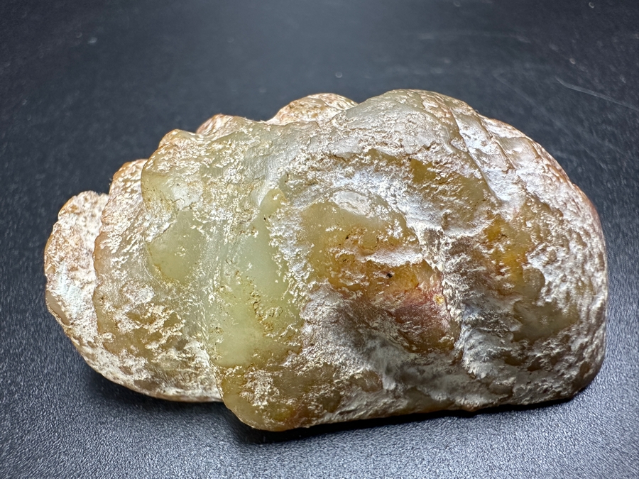 Chinese Carved Jade Face Pendant 55.2g 2'L [Photo 7]