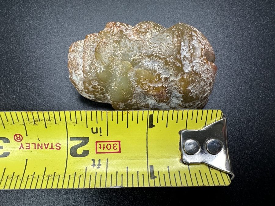 Chinese Carved Jade Face Pendant 55.2g 2'L [Photo 17]