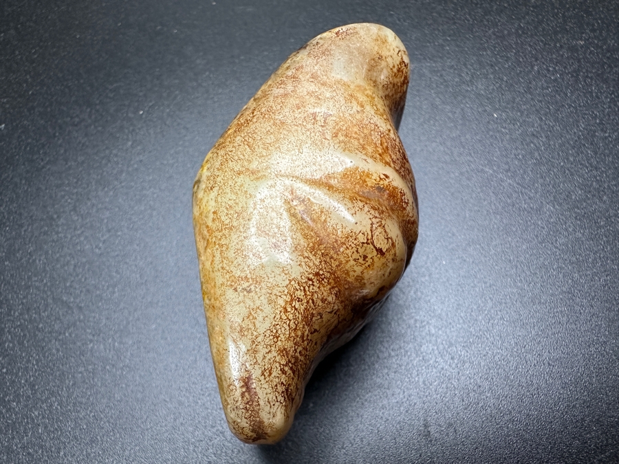 Chinese Carved Jade Face Pendant 79.6g 2.25'L [Photo 12]