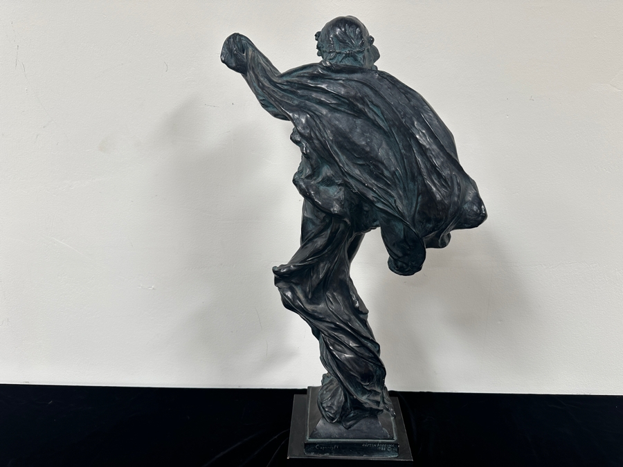 Vintage 1983 Austin Productions 'La Grace' Plaster Statue After Eugene Marioton 31'H [Photo 7]