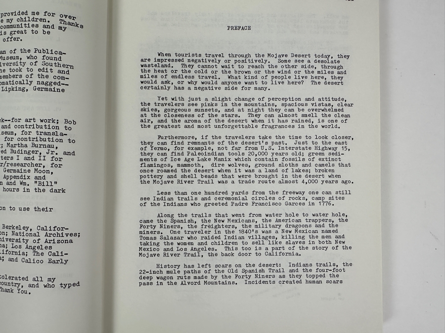 Vintage 1986 Hardcover Book Back Door To California: The Story Of The Mojave River Trail Retails $50 [Photo 8]