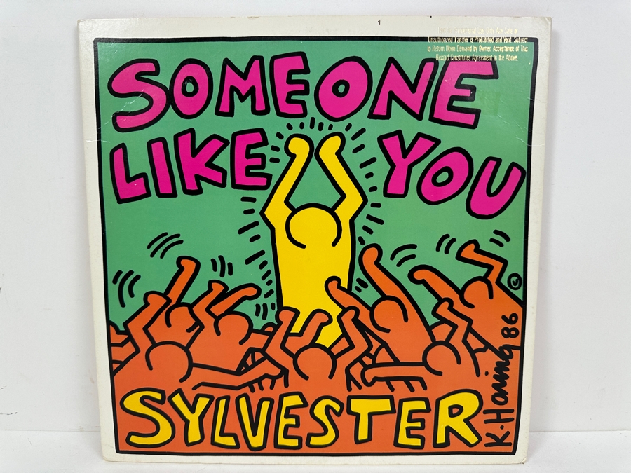 Iconic Album Cover For 'Someone Like You' Promo Copy Dance Single By Sylvester Featuring Artwork By Celebrated Artist Keith Haring [Photo 2]